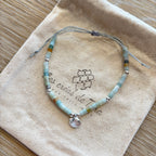 Bracelet en perles en pierres naturelles modèle Lagune