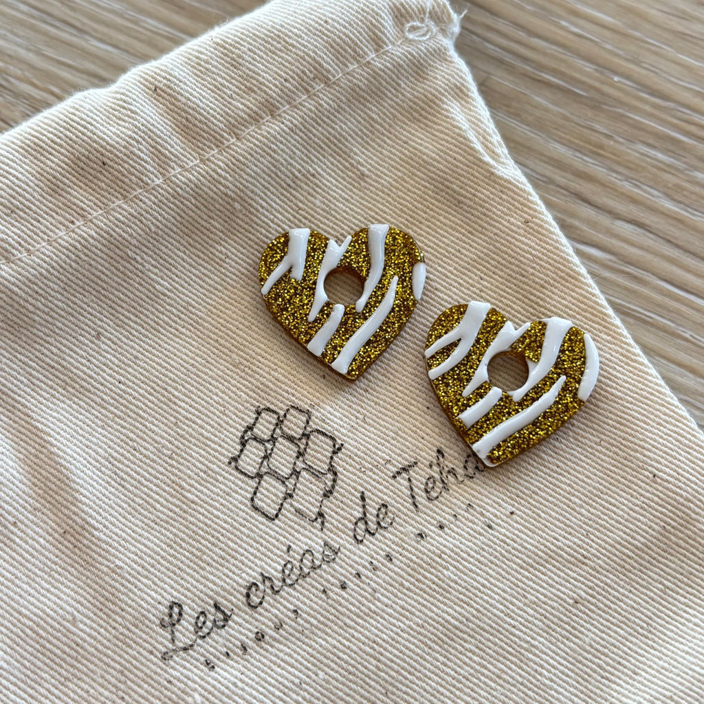 Pampilles interchangeables avec  ou sans créoles modèle Safari