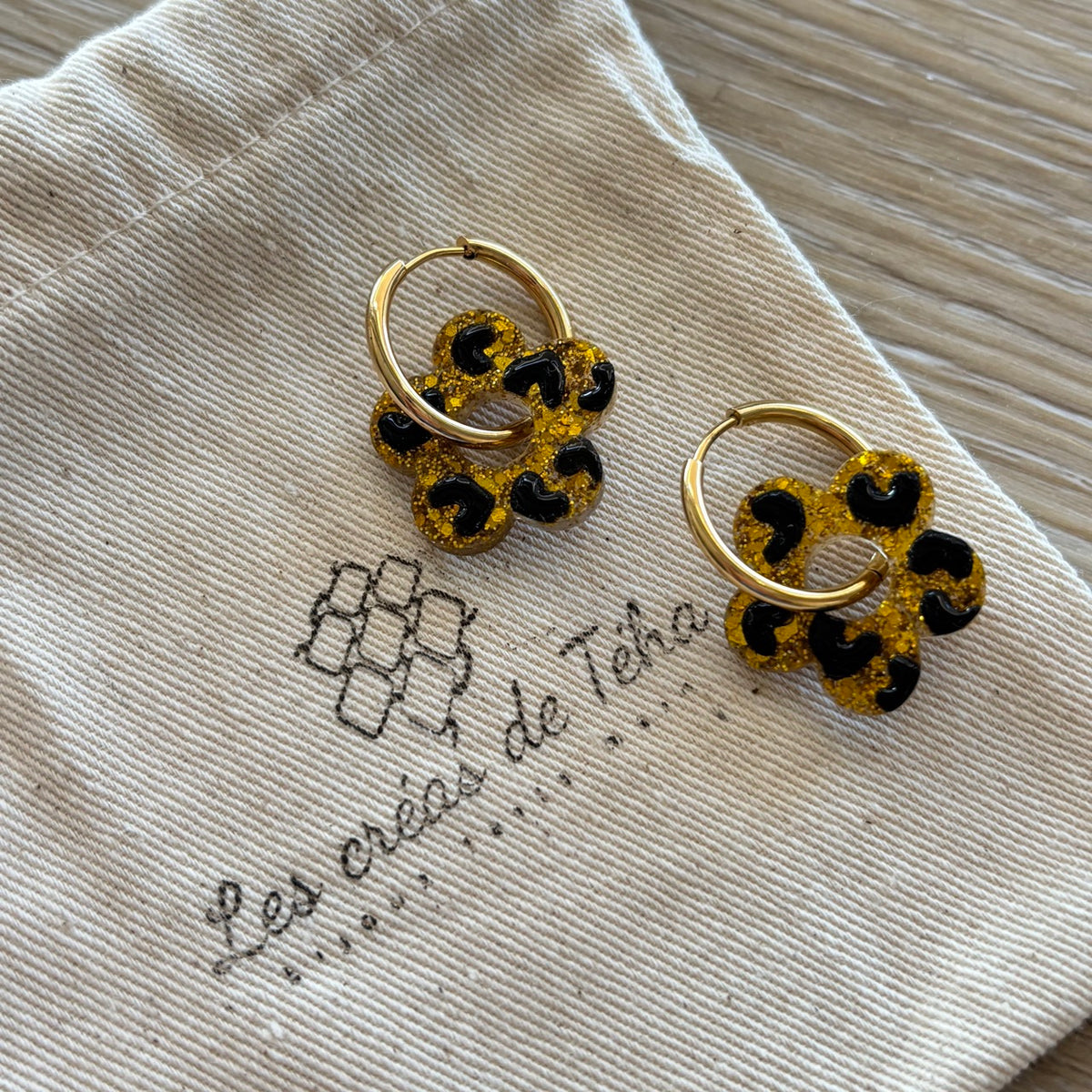Pampilles interchangeables avec  ou sans créoles modèle Safari