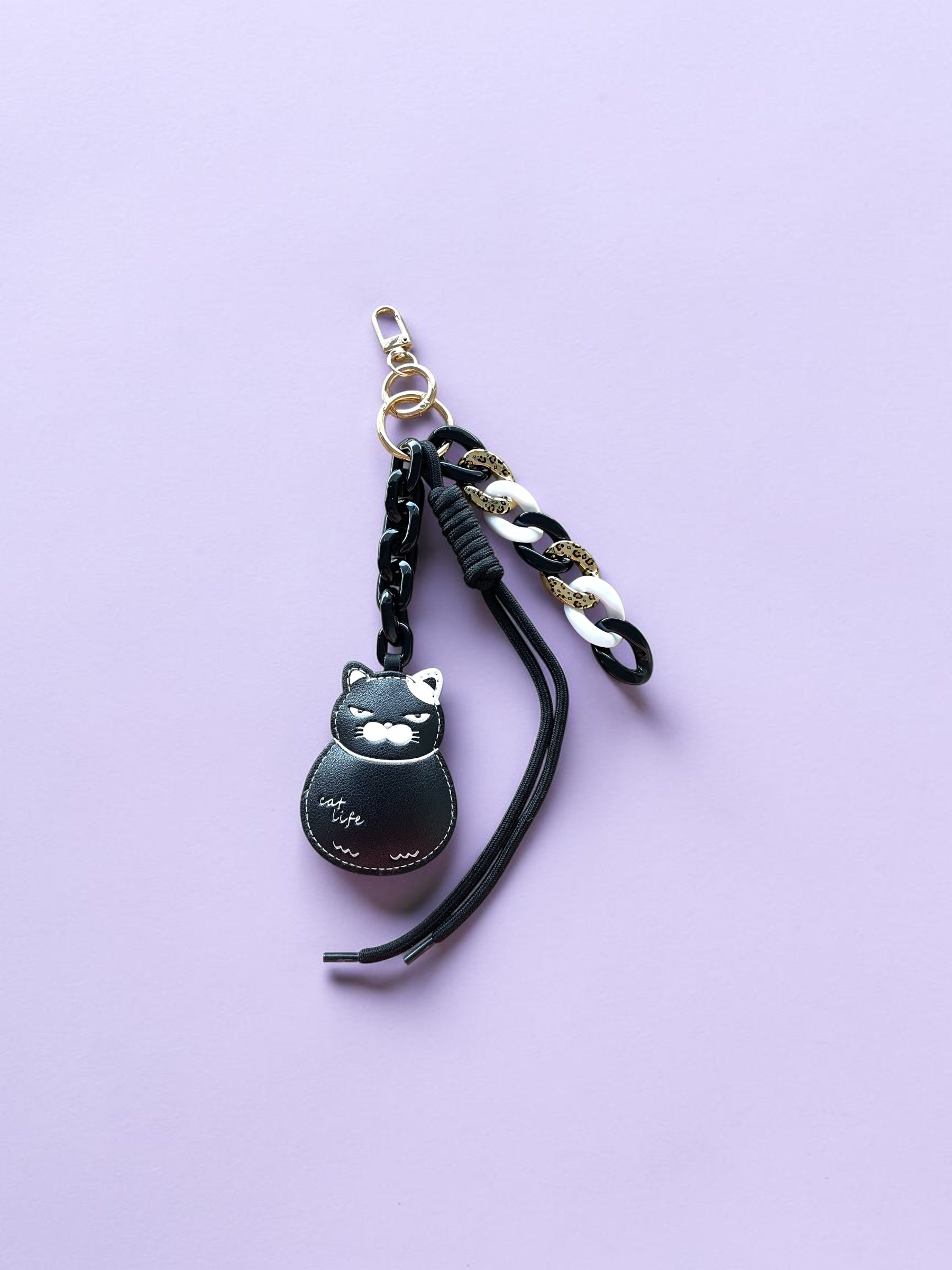 Grigri de sac, porte clés  modèle Grumpy Cat