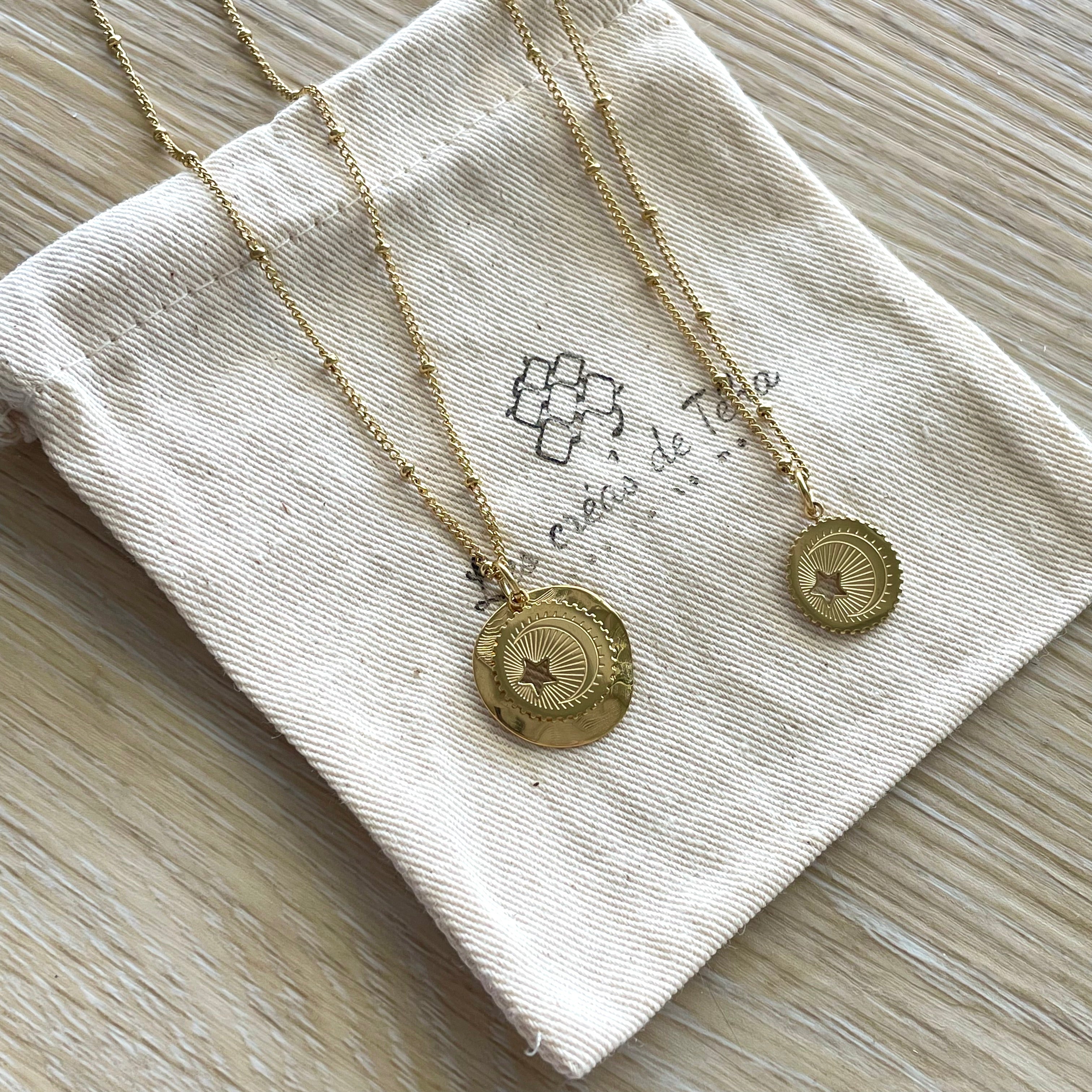 Collier en acier inoxydable  modèle Estrella Luna