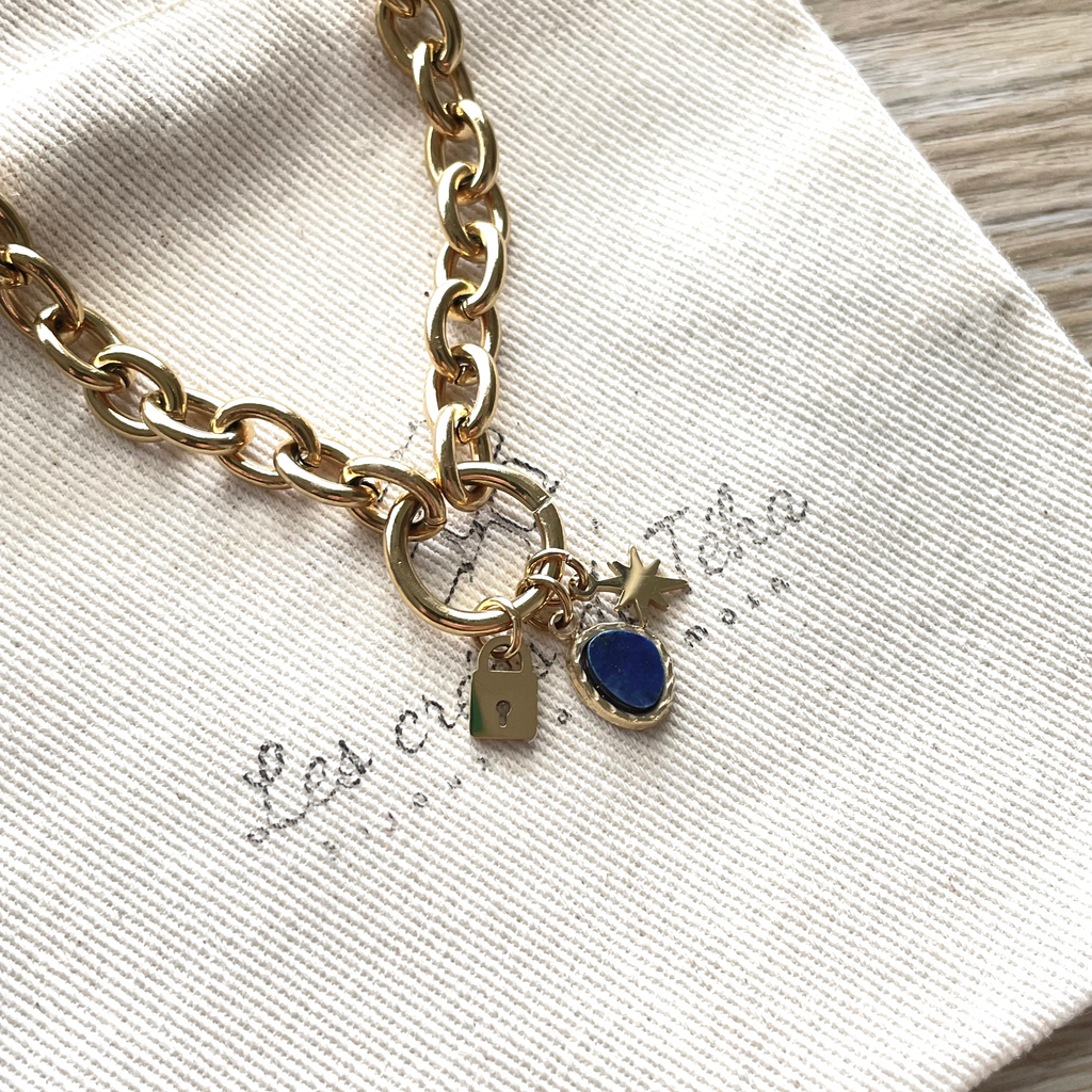 Collier en acier inoxydable  modèle Aurea