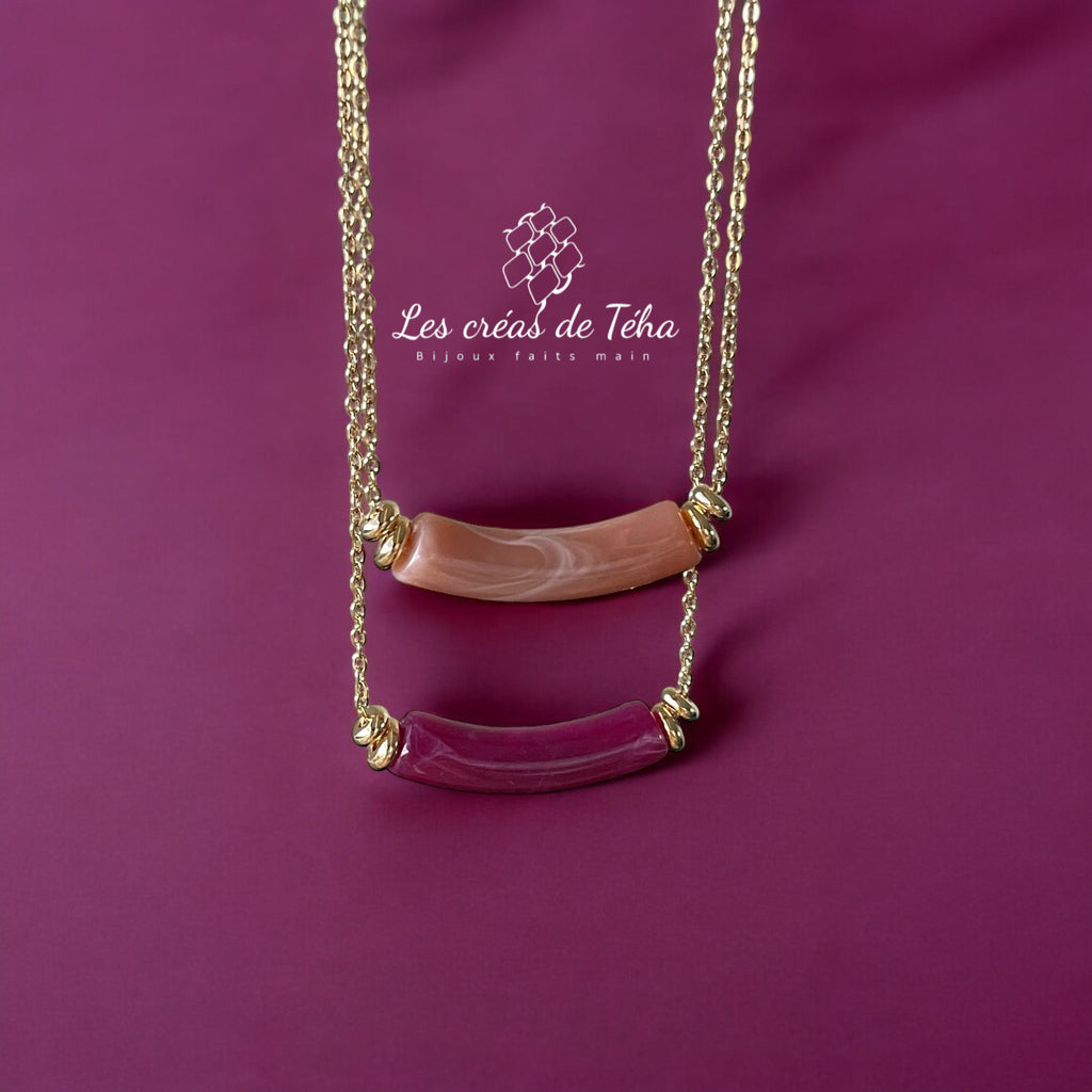 Collier en acier inoxydable modèle Ata