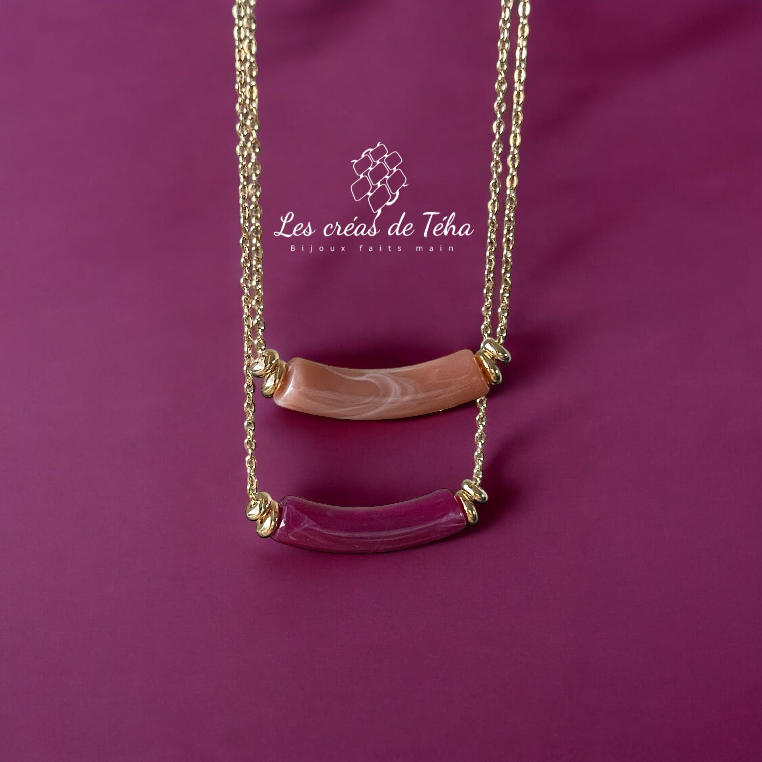 Collier en acier inoxydable modèle Ata