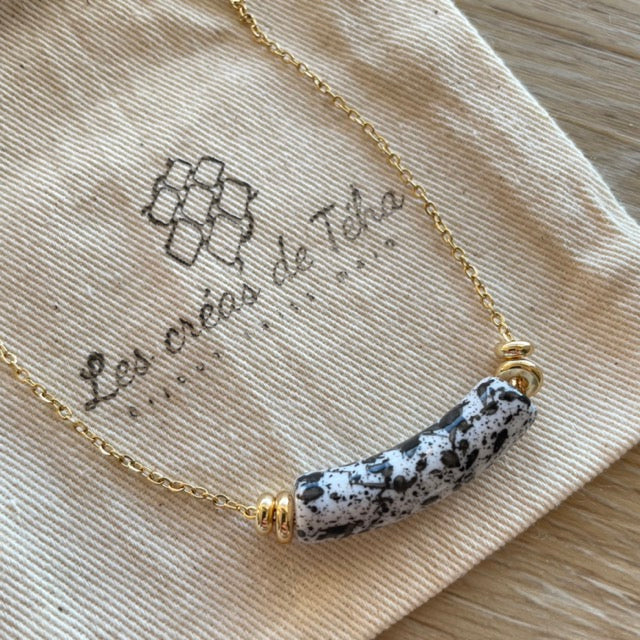 Collier en acier inoxydable modèle Ata