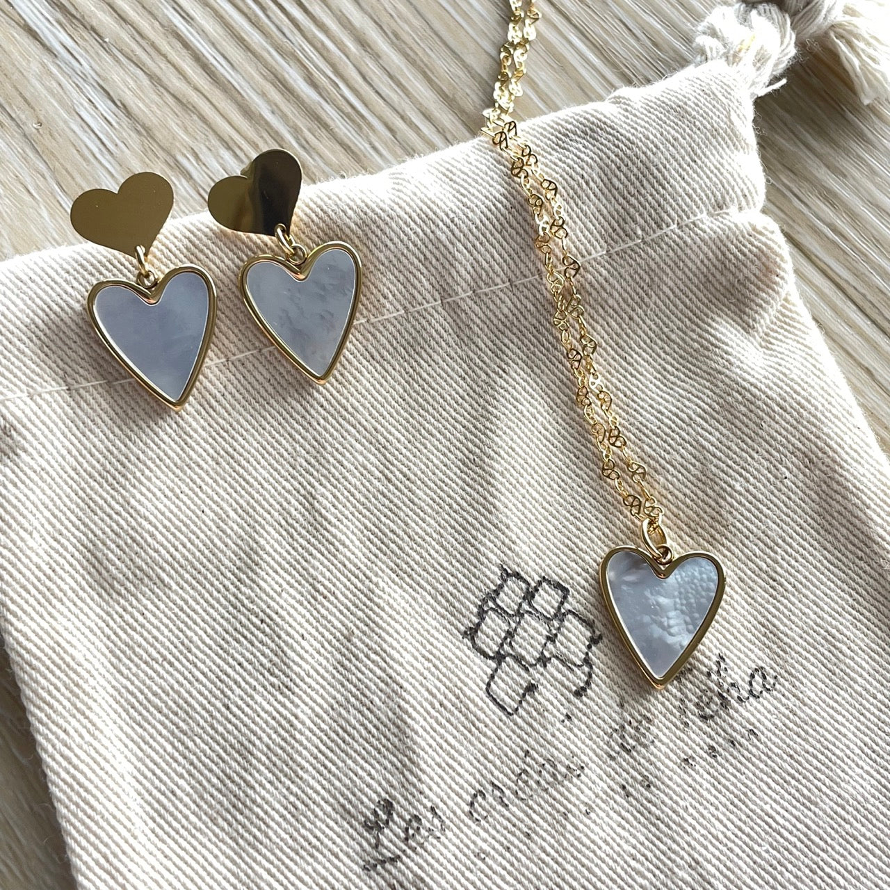Collier en acier inoxydable  modèle Aroha
