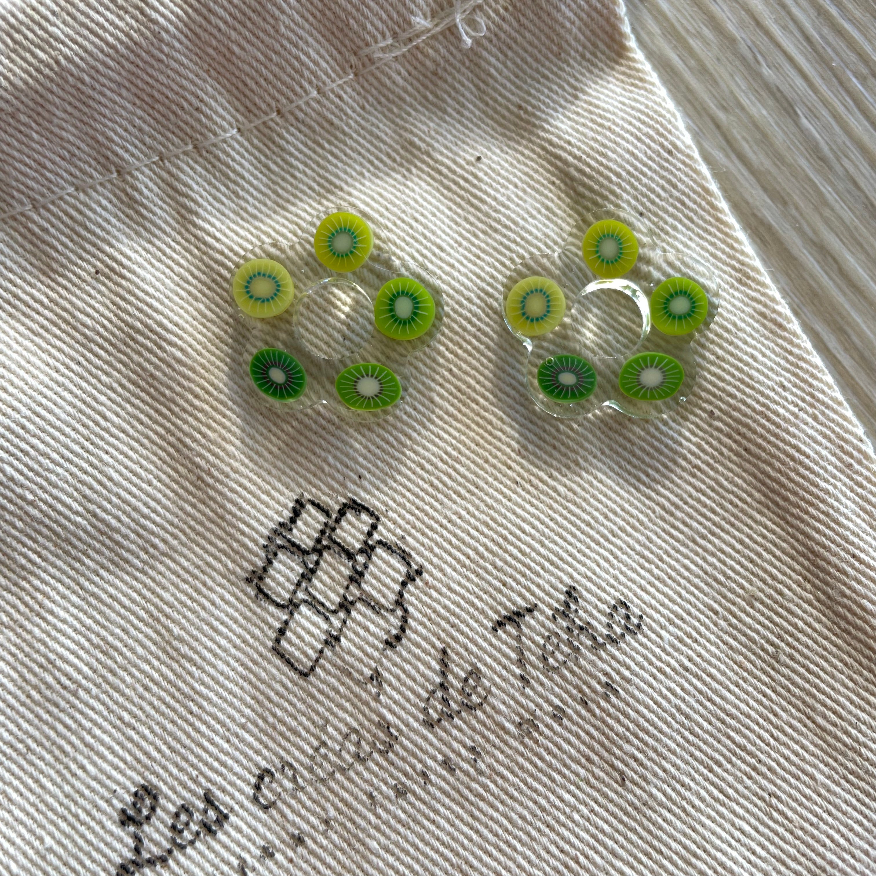 Pampilles fleurs avec ou sans créoles en acier inoxydable modèle Frutti Pop