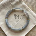 Bracelet élastique tendance perles incurvées modèle Ata
