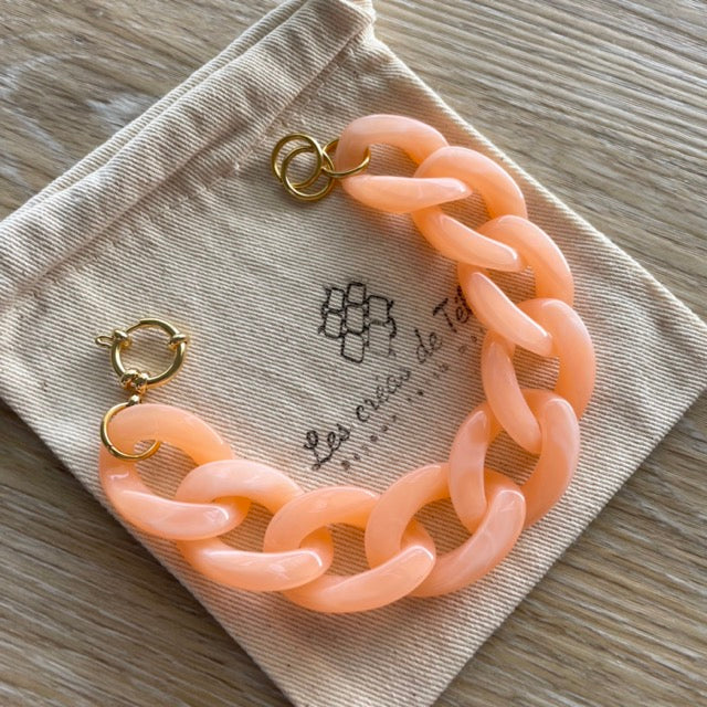 Bracelet tendance grosses mailles modèle Ohéa