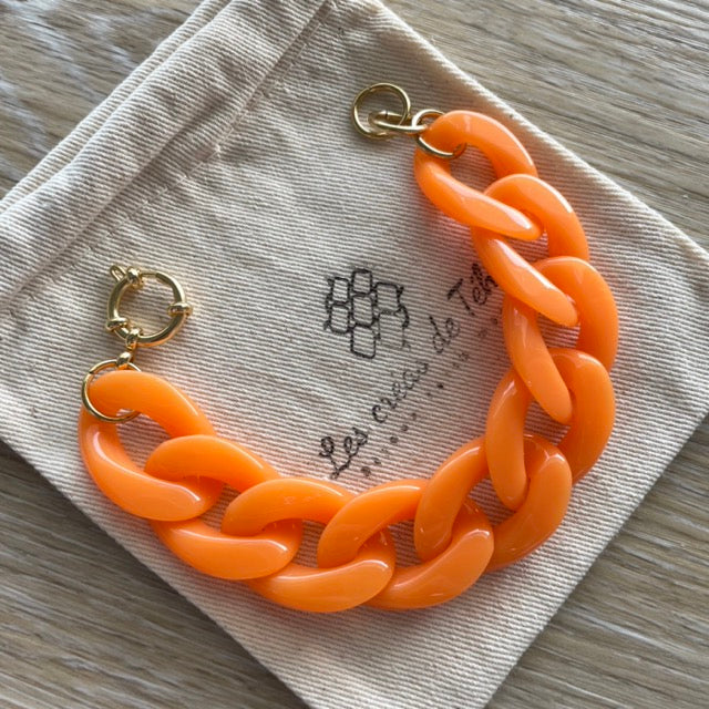 Bracelet tendance grosses mailles modèle Ohéa