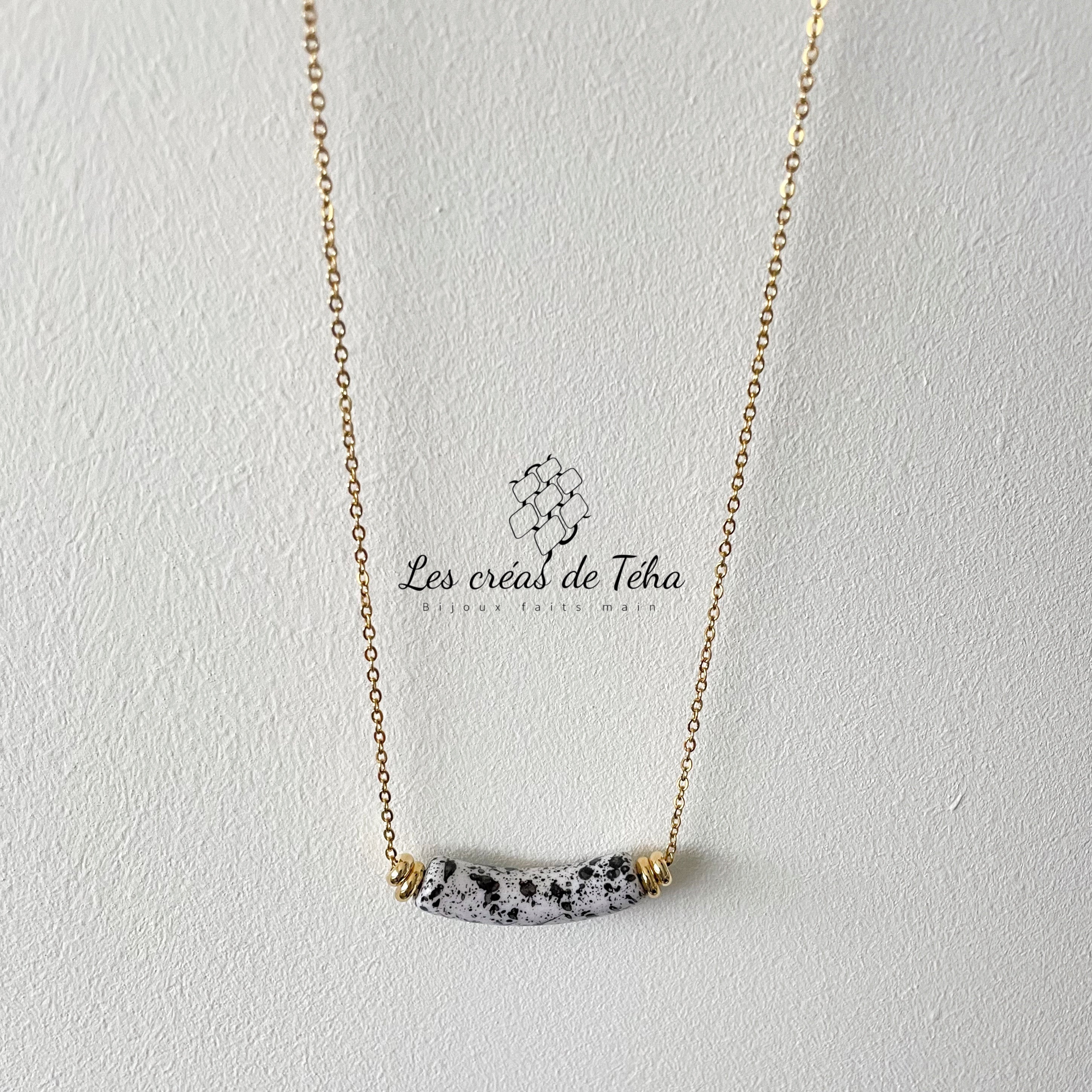 Collier en acier inoxydable modèle Ata