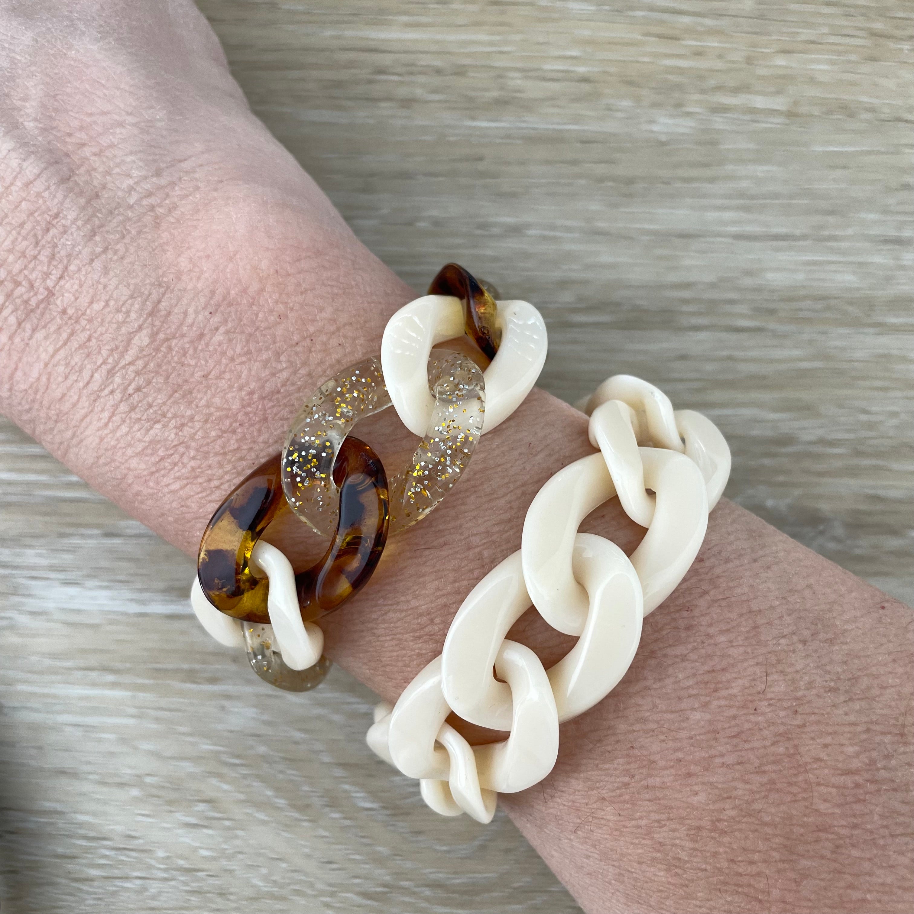 Bracelet tendance grosses mailles modèle Ohéa