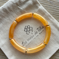 Bracelet élastique tendance perles incurvées modèle Ata