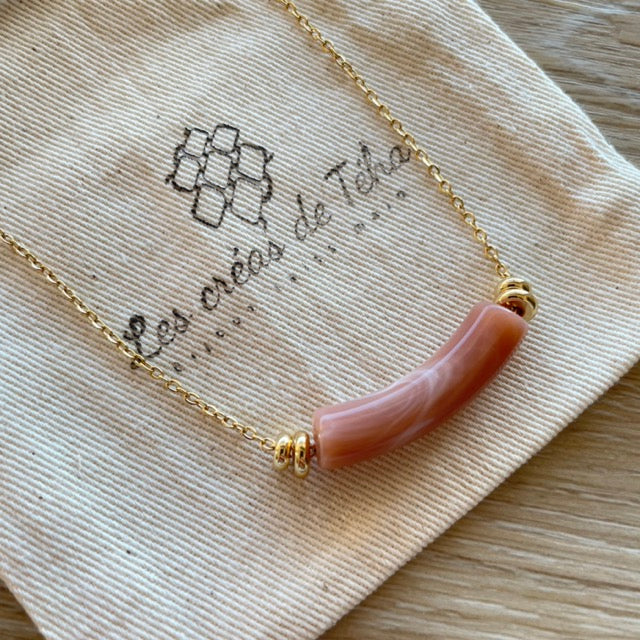 Collier en acier inoxydable modèle Ata