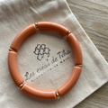 Bracelet élastique tendance perles incurvées modèle Ata