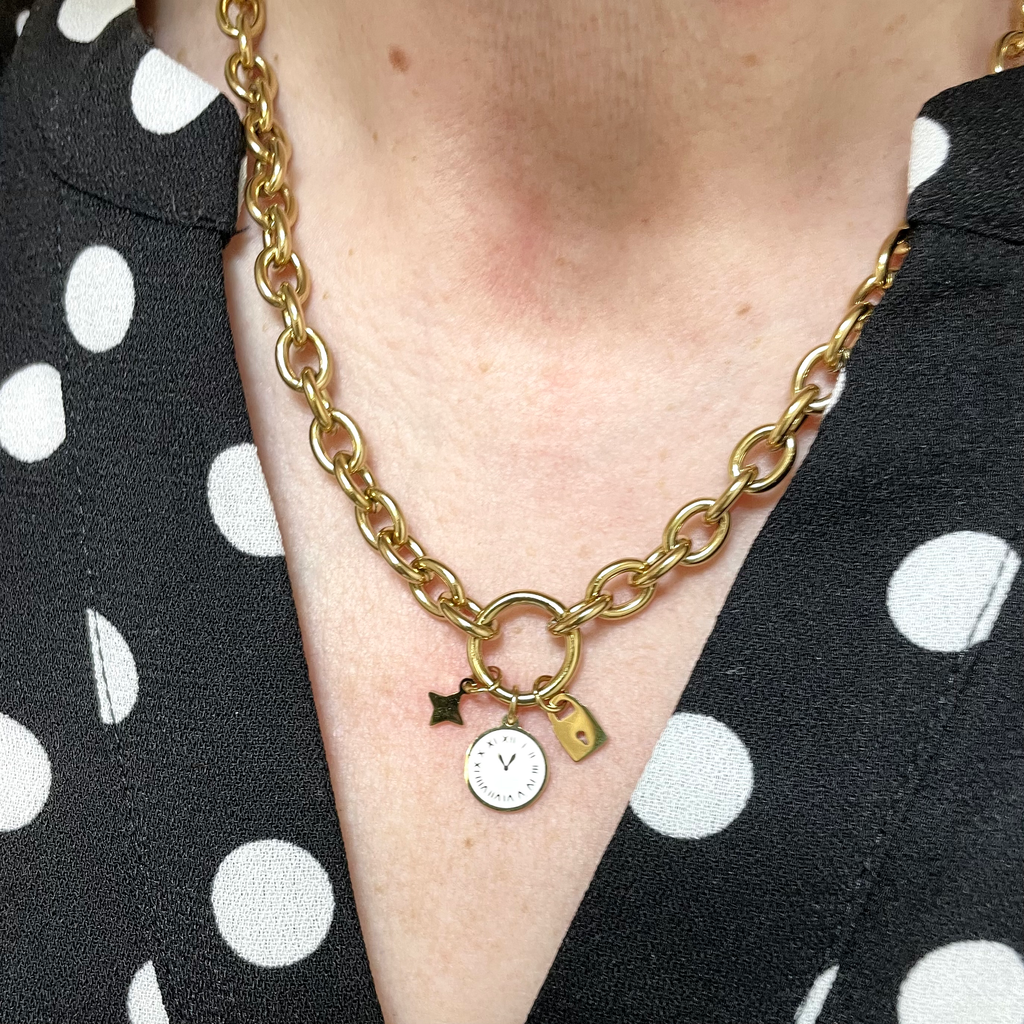 Collier en acier inoxydable  modèle Aurea