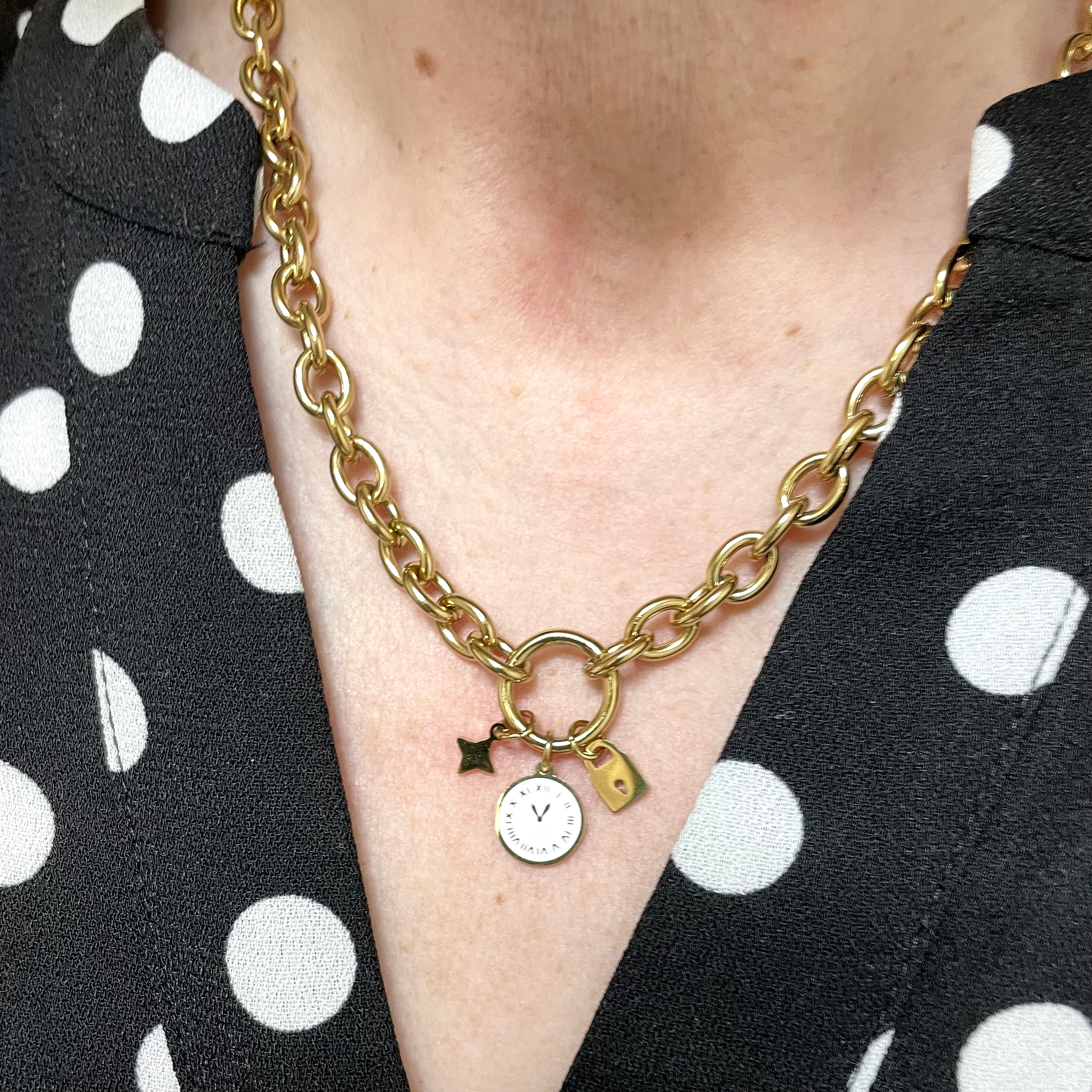 Collier en acier inoxydable  modèle Aurea