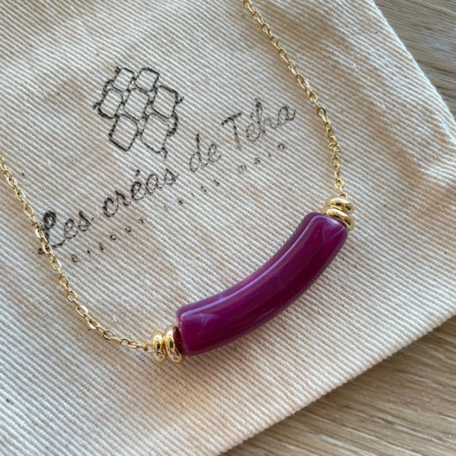 Collier en acier inoxydable modèle Ata