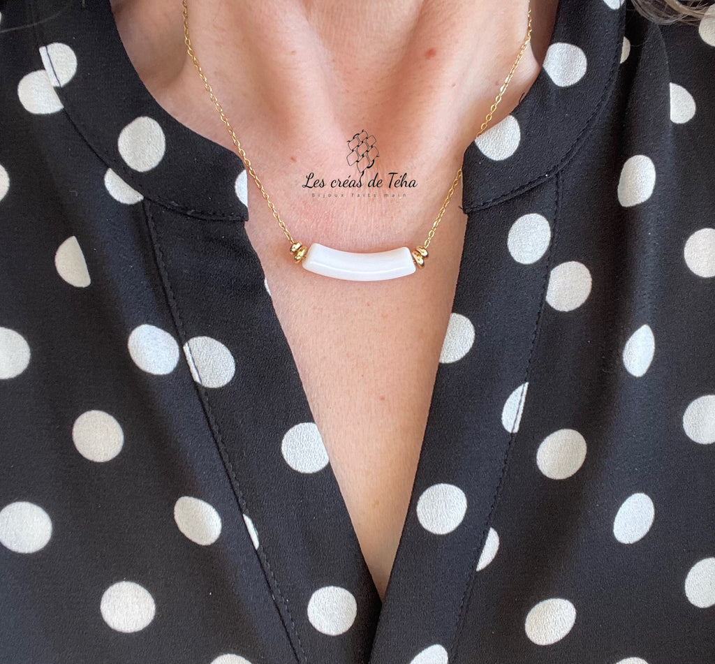 Collier en acier inoxydable modèle Ata