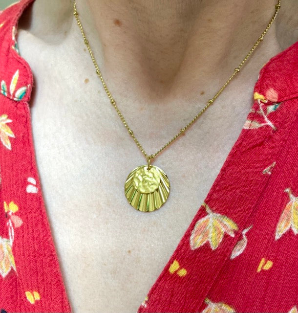 Collier en acier inoxydable  modèle Solstice