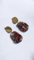 Boucles d’oreilles en  acier inoxydable modèle Māpura
