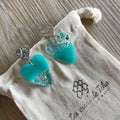 Boucles d’oreilles tendance en acier inoxydable modèle Coração