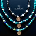Collier en pierres naturelles modèle Gaïa