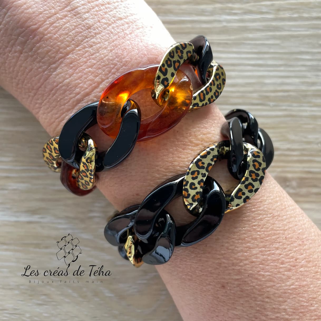 Bracelet tendance grosses mailles modèle Ohéa