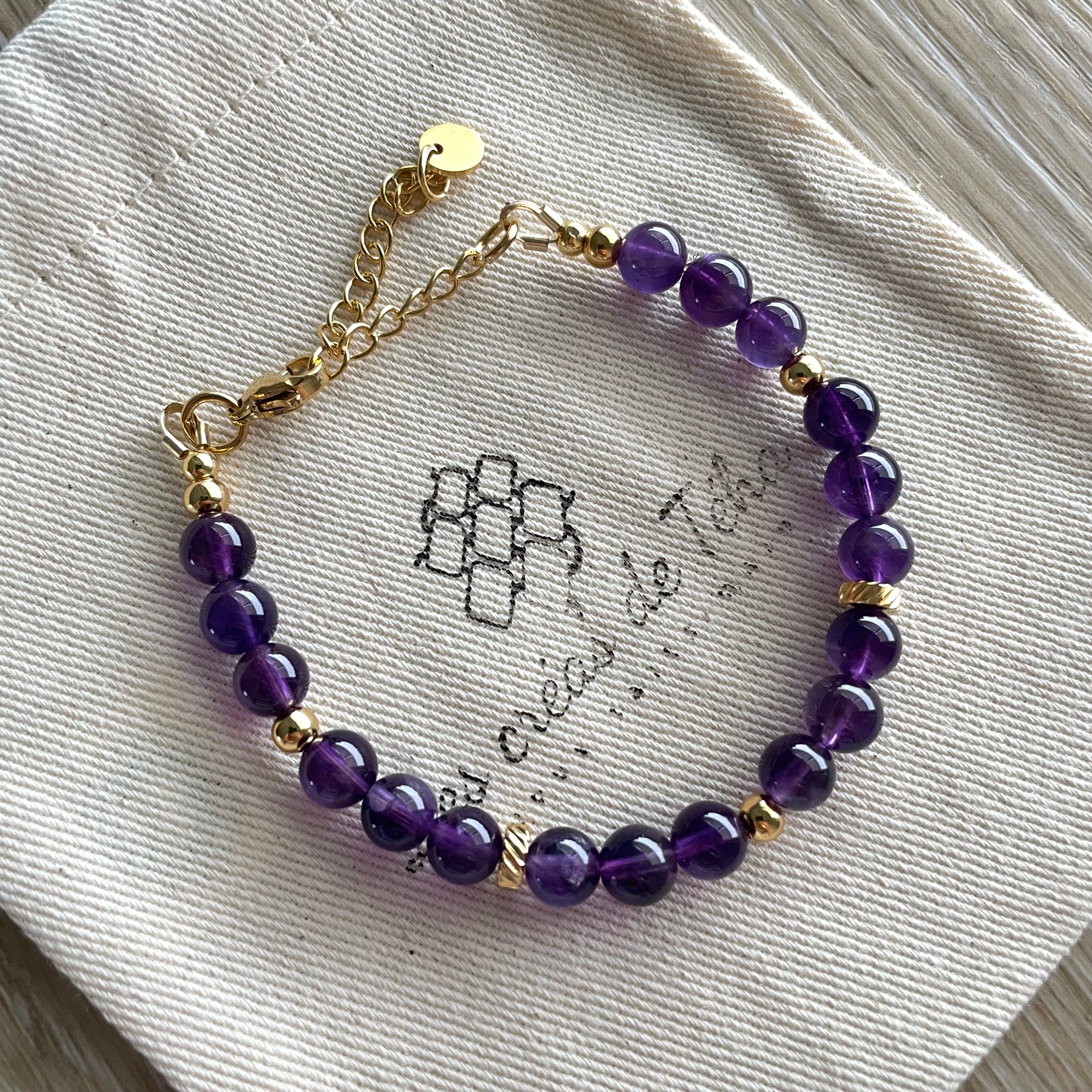 Bracelet en pierres naturelles modèle Aura