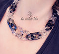 Collier en grosses mailles modèle New Ohéa