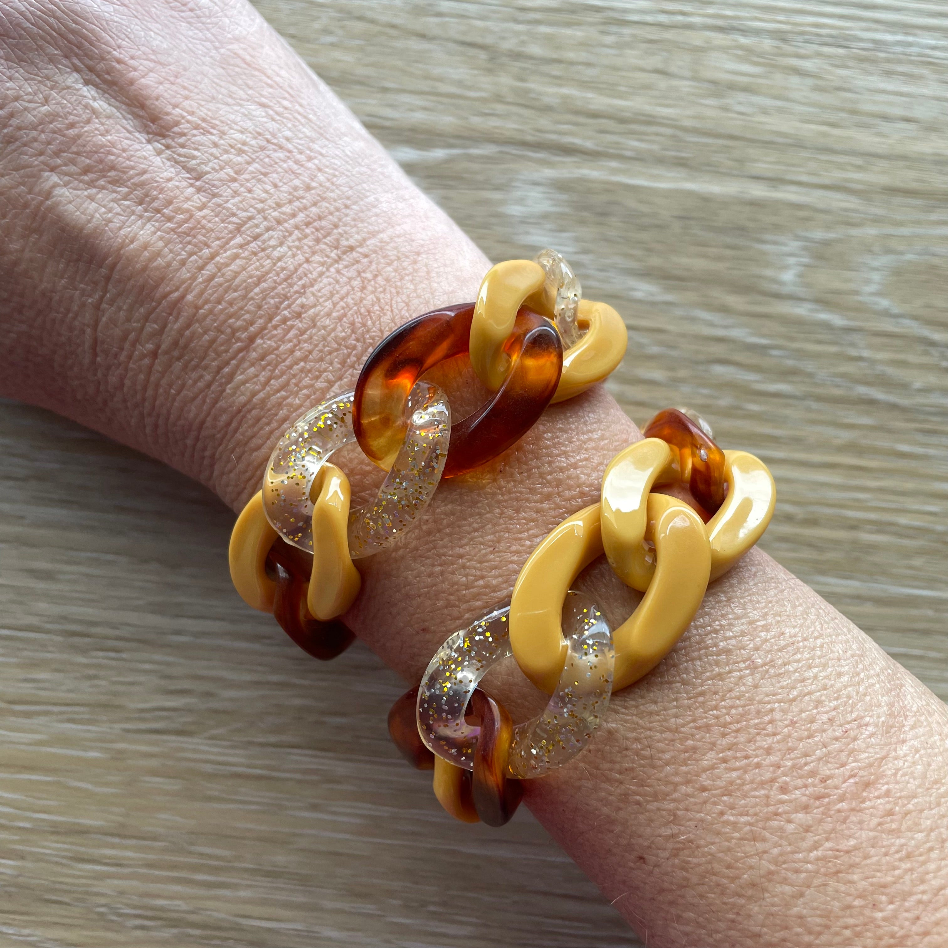 Bracelet tendance grosses mailles modèle Ohéa