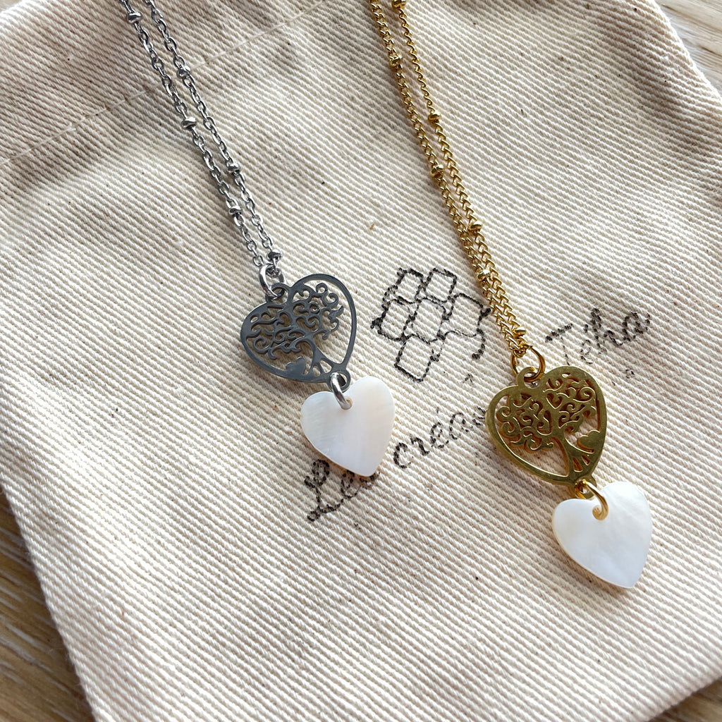 Collier en acier inoxydable  modèle Love
