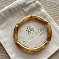 Bracelet élastique tendance perles incurvées modèle Ata