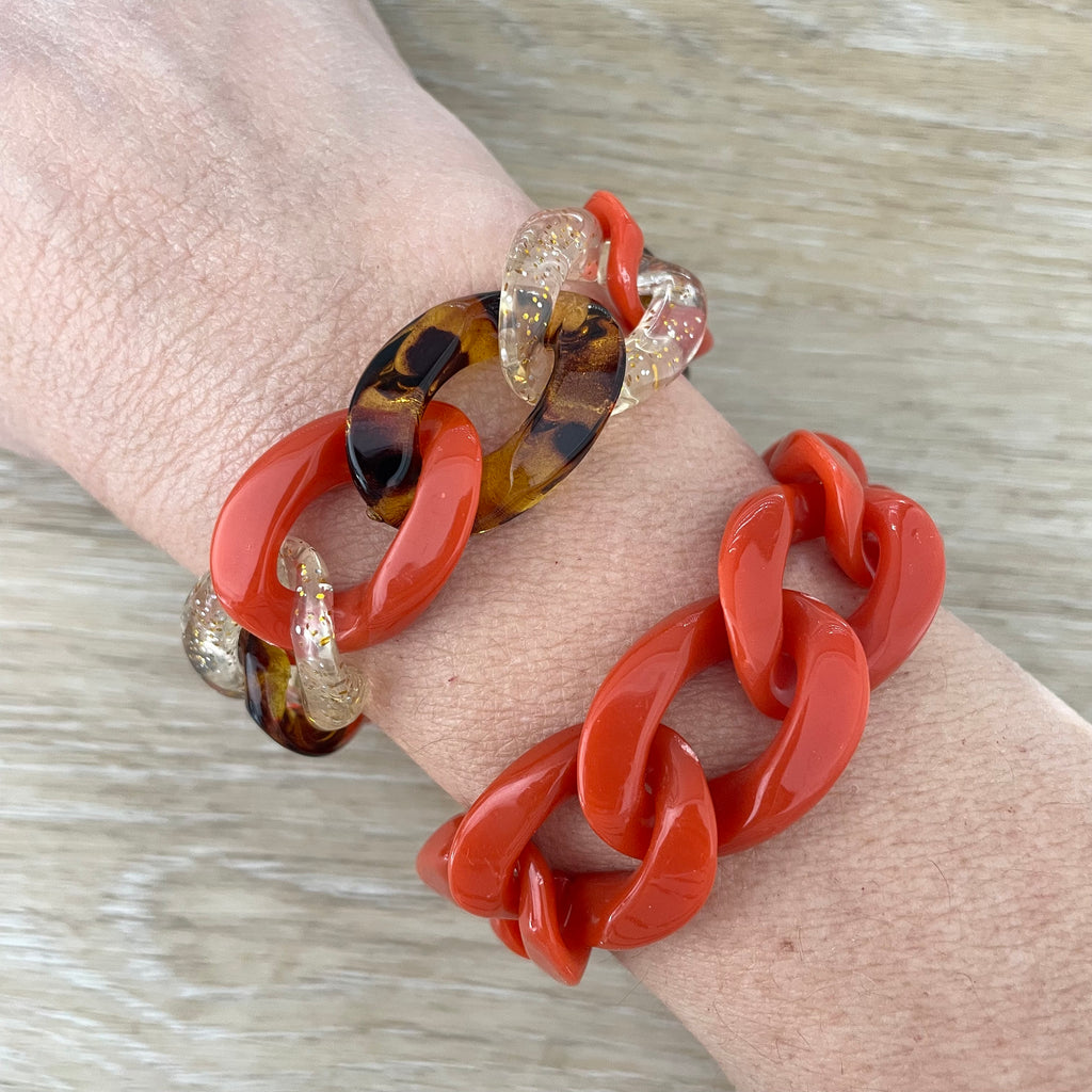 Bracelet tendance grosses mailles modèle Ohéa
