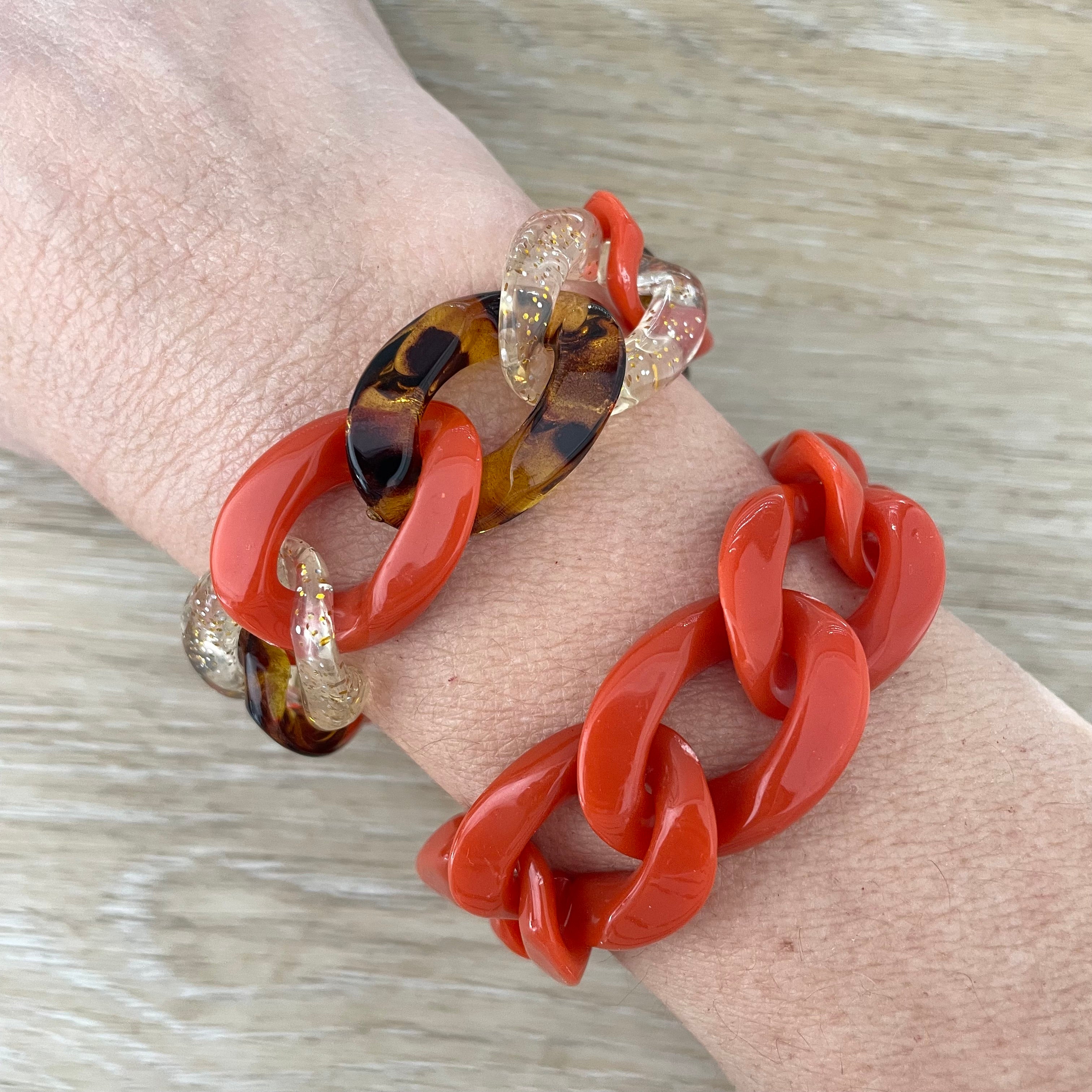 Bracelet tendance grosses mailles modèle Ohéa
