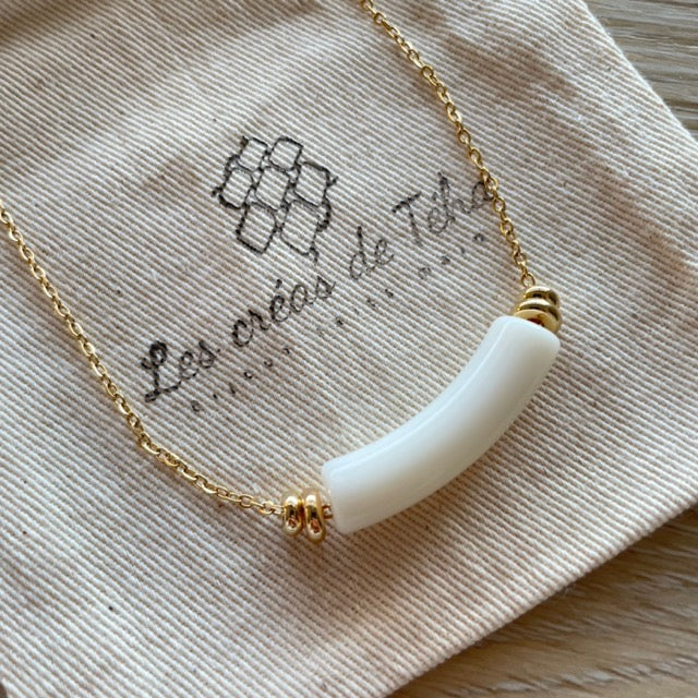 Collier en acier inoxydable modèle Ata