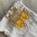 Boucles d'oreilles en grosses mailles modèle Ohea