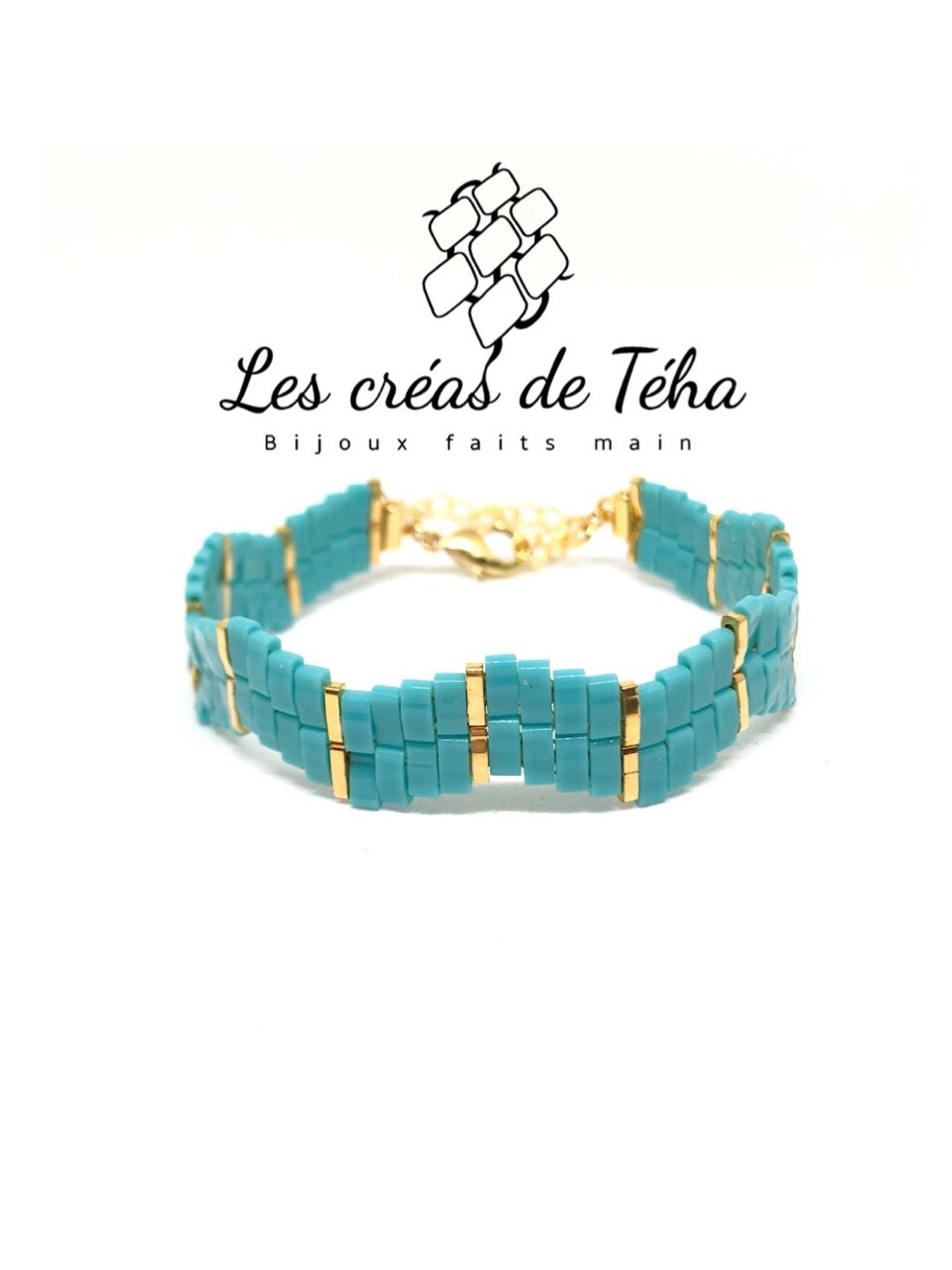 Bracelet modèle Vera en perles de verre japonaises