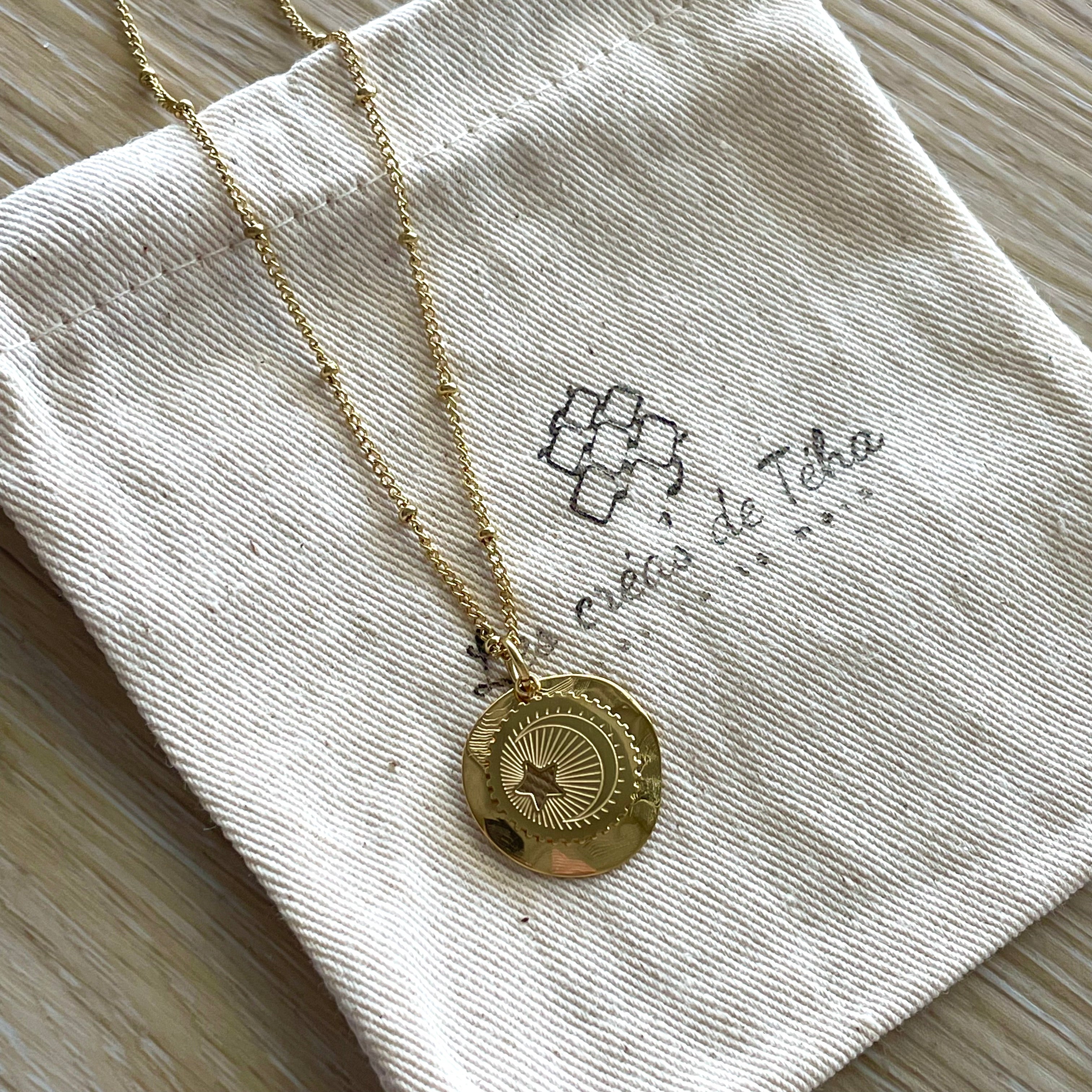 Collier en acier inoxydable  modèle Estrella Luna