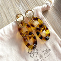 Boucles d'oreilles en grosses mailles modèle Ohea