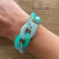 Bracelet tendance grosses mailles modèle Ohéa