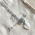 Collier en acier inoxydable  modèle Love