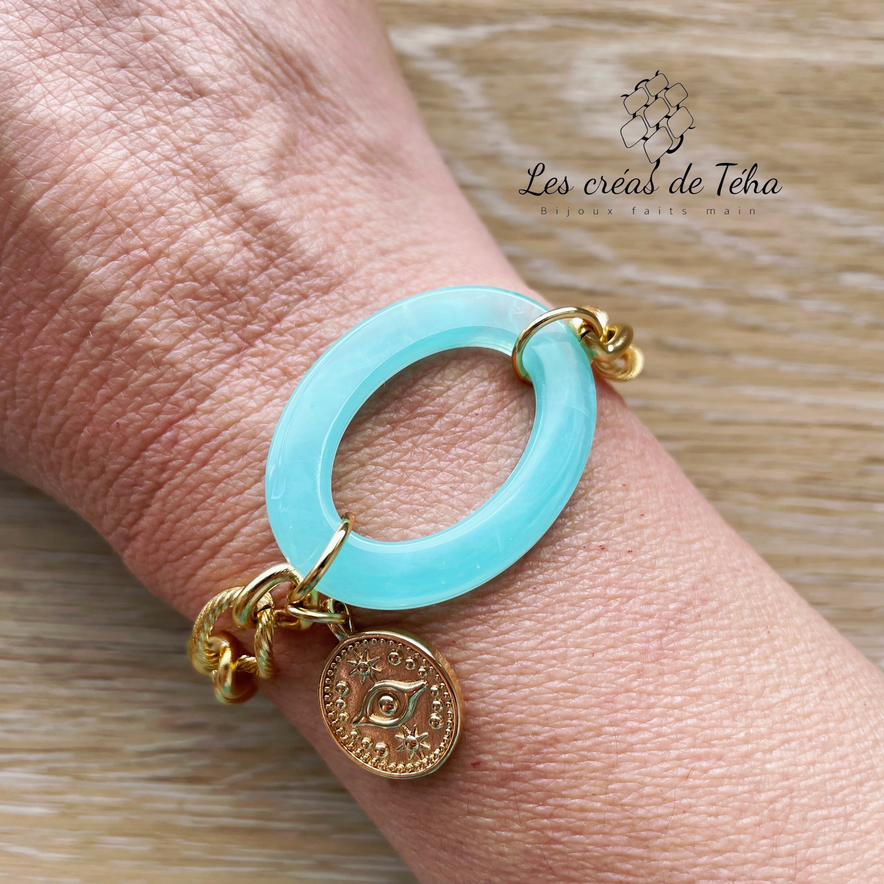 Bracelet tendance acier inoxydable modèle Āuri