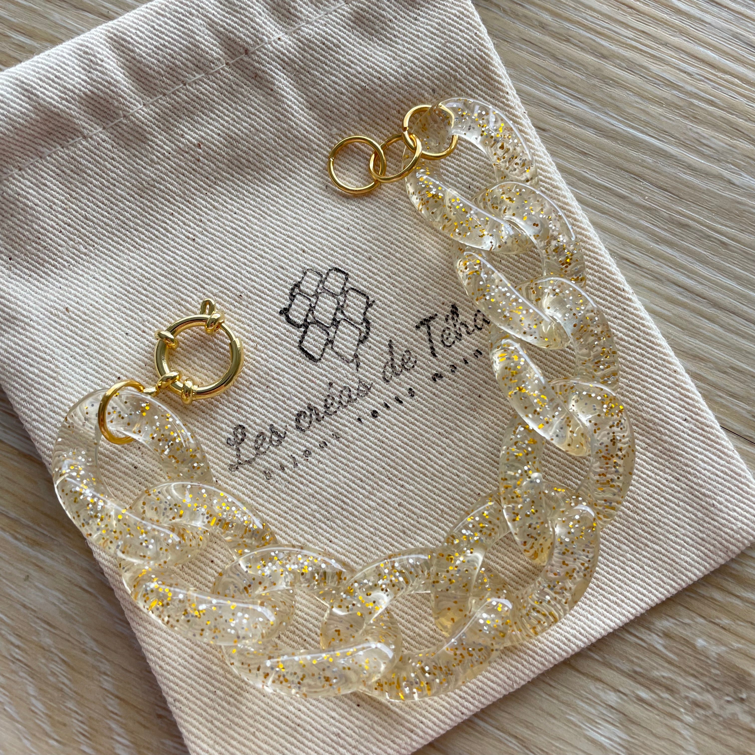 Bracelet tendance grosses mailles argenté ou doré modèle Ohéa
