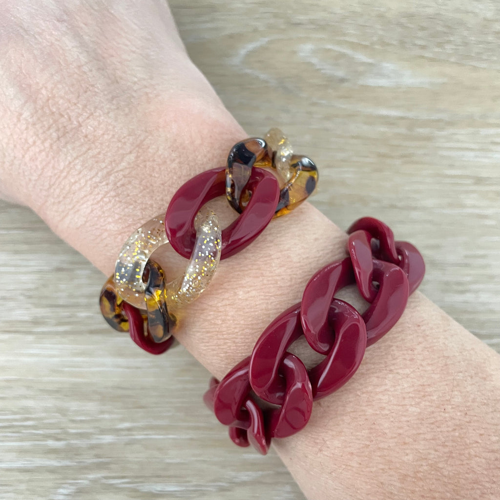 Bracelet tendance grosses mailles modèle Ohéa
