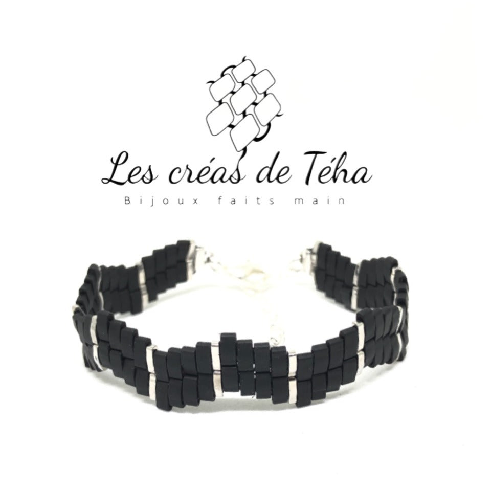 Bracelet modèle Vera en perles de verre japonaises