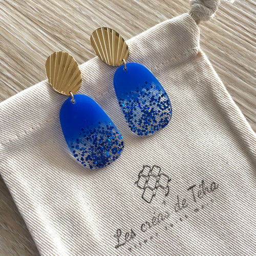 Boucles d’oreilles en  acier inoxydable modèle Māpura