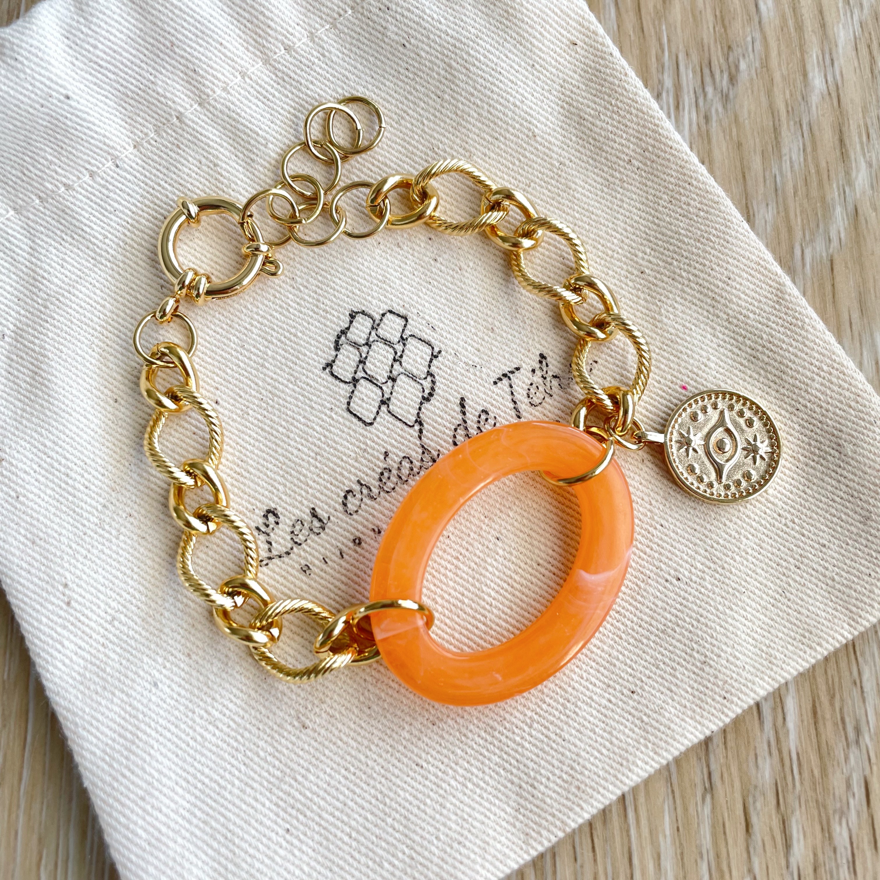 Bracelet tendance acier inoxydable modèle Āuri