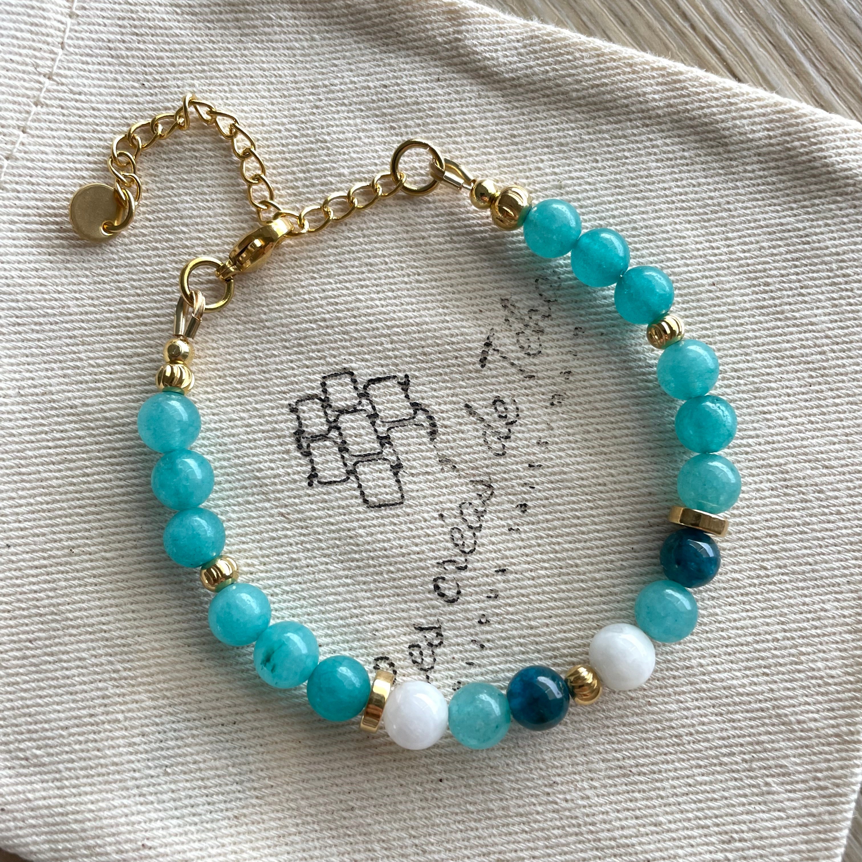Bracelet en pierres naturelles modèle Gaïa
