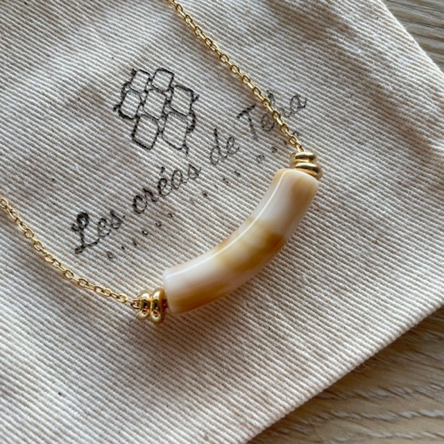 Collier en acier inoxydable modèle Ata